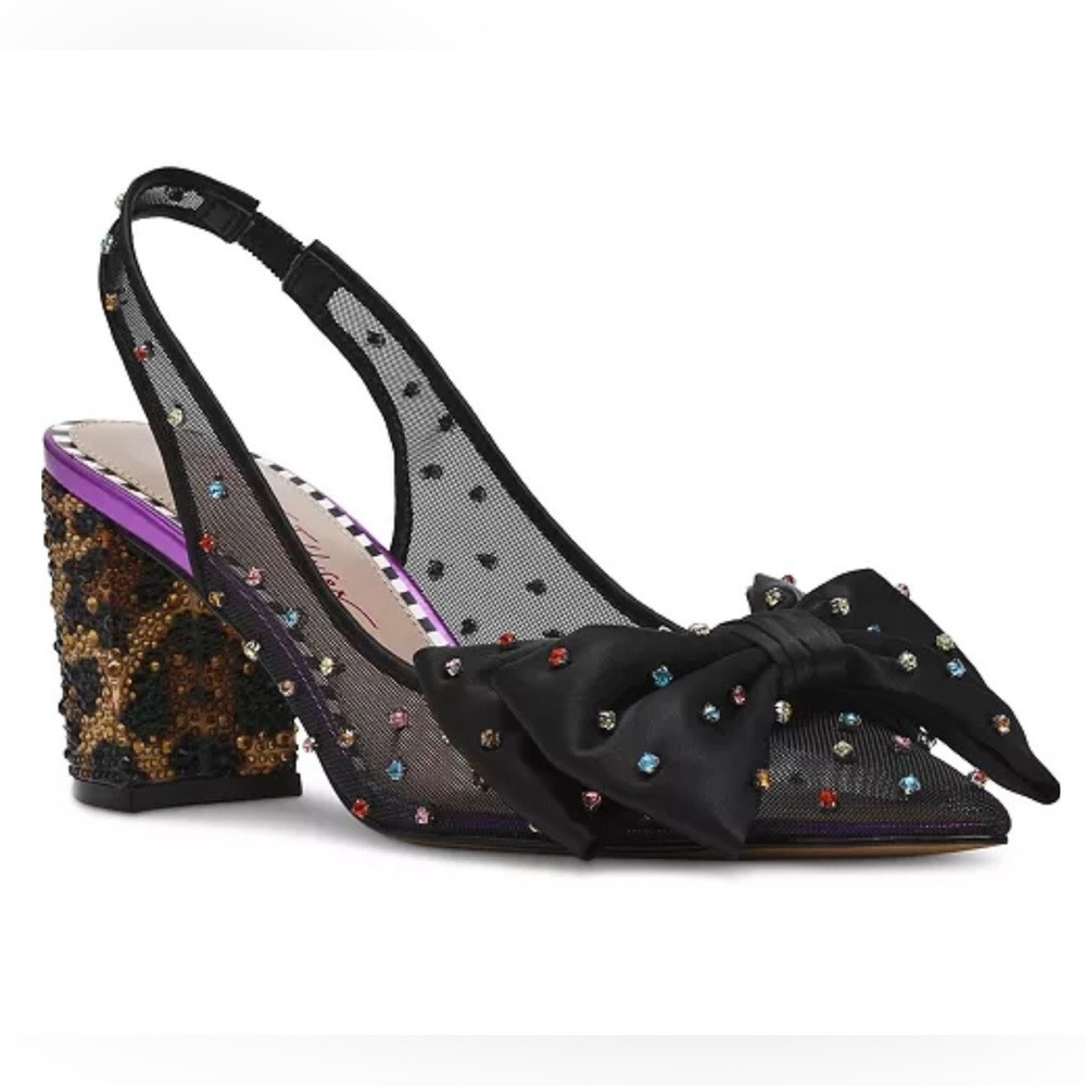 NWOT Betsey Johnson Dafney Pointed Toe Slingback Heel Sz 6.5